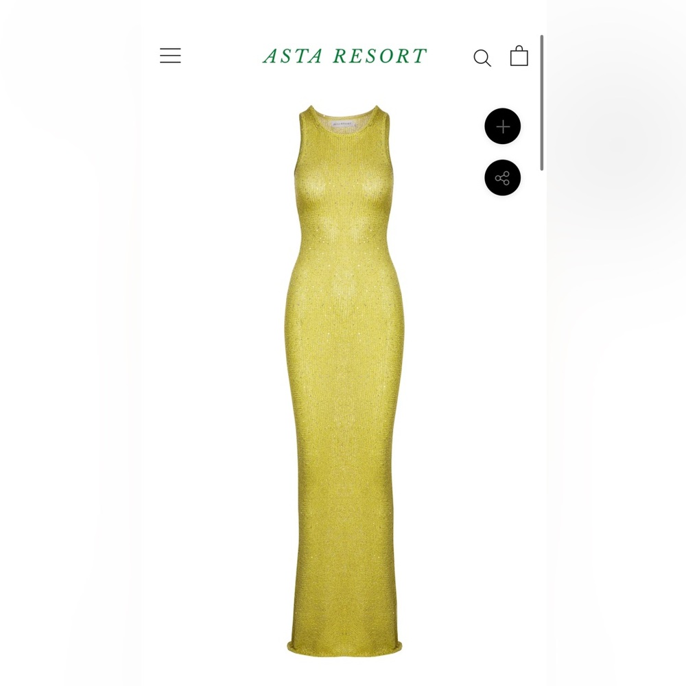ASTA resort yellow iconic dress!!